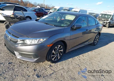 2017 Honda Civic Ex из США, поврежденный, VIN 19XFC2F78HE057101
